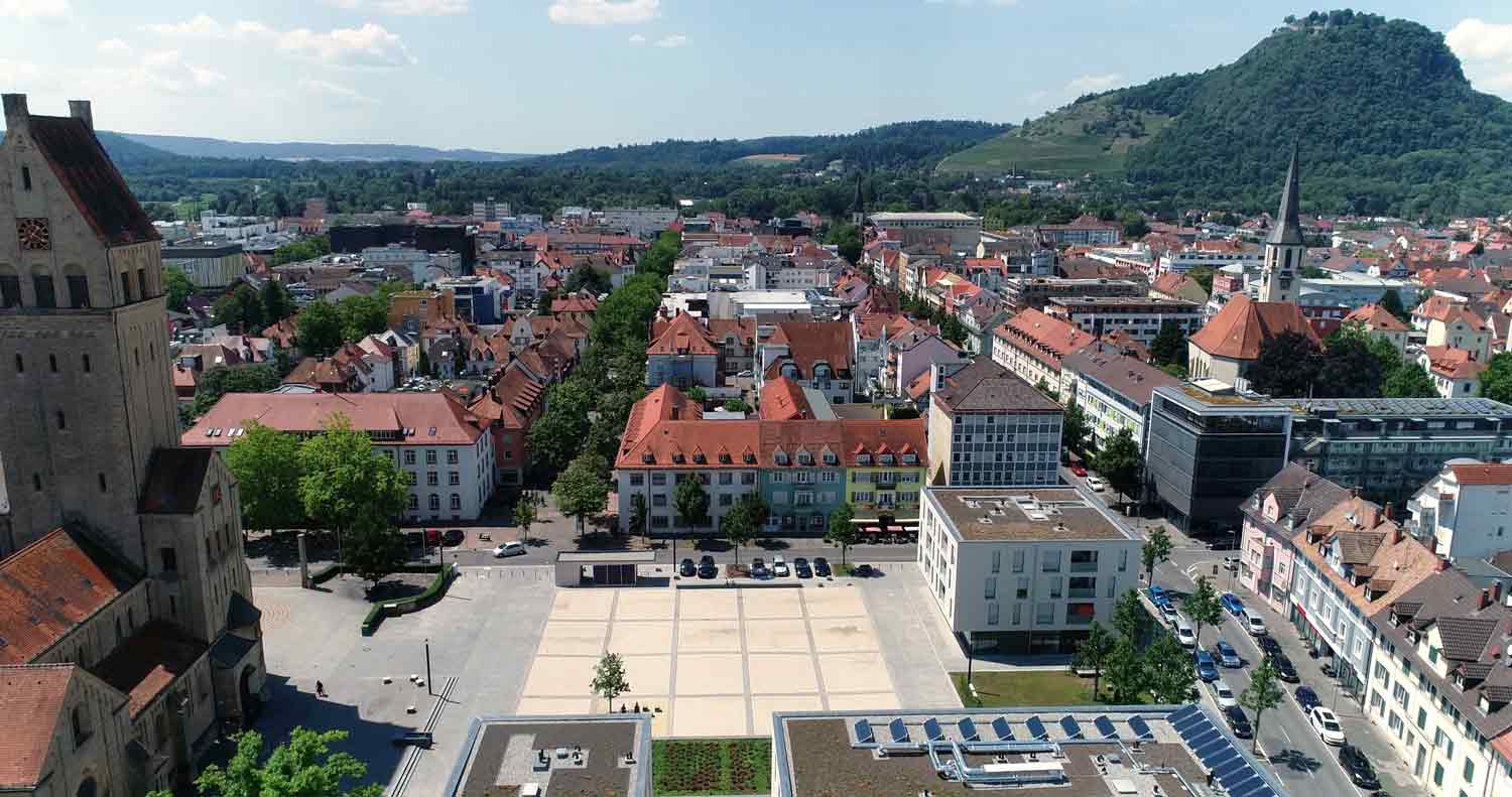 Herz-Jesu-Platz in Singen